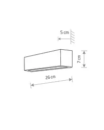 Бра Nowodvorski 6345 STRAIGHT WALL WHITE XS - мініатюра 4
