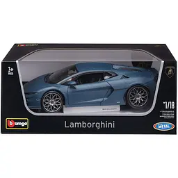 Автомодель Bburago Lamborghini Temerario 1:18 синя (18-11052BU) - мініатюра 7