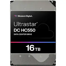 Жорсткий диск 3.5" WD Ultrastar HC550 16TB SATA 512MB [WUH721816ALE6L4/0F38462] [141091]