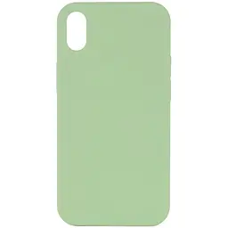 Чохол Silk Full Protective (AA) NO LOGO для Apple iPhone XR (6.1") М'ятний / Mint