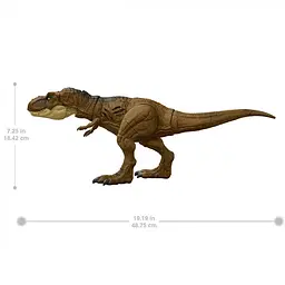 Збільшена фігурка Аллозавра Jurassic World Небезпечні супротивники з фільму Світ Юрського періоду (HFK06) - мініатюра 7