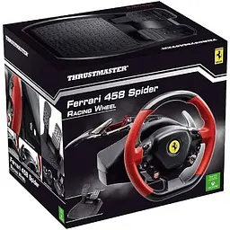 Ігрове кермо з педалями Thrustmaster Ferrari 458 Spider [4460105] Вітрина [147854] - мініатюра 8