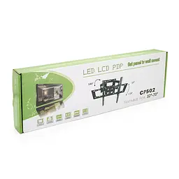 Кронштейн для LLP CP-502, 40"-80", до 45кг, кут нахилу ±15°, Black, Box - мініатюра 2