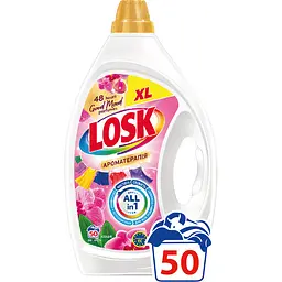 Гель для прання Losk  Color Ароматерапія Ефірні олії та аромат Малазійської квітки 2.25 л 50 циклів прання