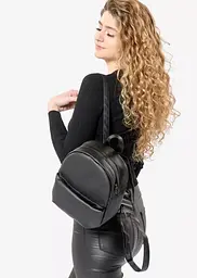 Жіночий рюкзак Sambag Brix SQ чорний 23 х 20 х 10 см (11121001)