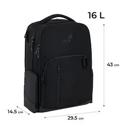 Рюкзак чоловічий Kite K25-2722L Чорний