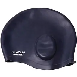 Шапочка для плавання Aqua Speed Ear Cap Comfort Темно-синій (1000-289-22)