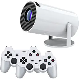 Проектор H96 max F100 LED LCD HD 110 ANSI Lm 2 джойстики білий