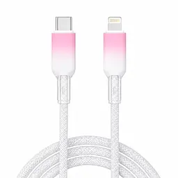 Кабель XON SmartCable Type-C - Lightning PD 20W 1м UniLink (SU80CL2W1W 4845) Рожевий/Білий