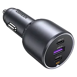 Зарядний пристрій Ugreen 3 × USB 130 Вт (2 × USB-C+USB-A) QC3.0 (EC705) (35025) - мініатюра 2