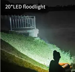 Яскравий потужний акумуляторний ліхтар налобний Headlight CLT28 20 світлодіодів 35Вт надяскравий ліхтар - мініатюра 8