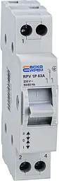 Ручний перемикач вводу (І‑0‑ІІ) 1P 63A RPV АСКО‑УКРЕМ (A0010220004) - мініатюра 2