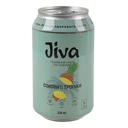 Напій соковий Jiva Соковиті Тропіки з соком ананаса, пюре манго та маракуї 330 мл - мініатюра 5