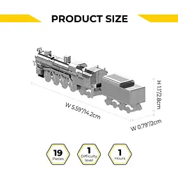 Колекцiйна модель Metal Time Polar Steel SE Magic Express Train MT082 - мініатюра 2