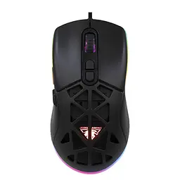 Дротова миша Jedel GM1390 ігрова з RGB підсвічуванням та змінною магнітною панеллю чорний
