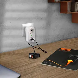 Мережевий адаптер Videx Oncord з/з 1п 2.4 A 2 USB+USB-C white (VF-AD1G2U1C-W) - мініатюра 8