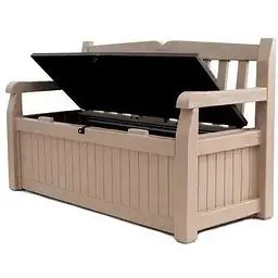 Лавка-ящик для зберігання Keter Eden Bench 265 л (17190198580) - мініатюра 2