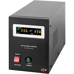 Джерело безперебійного живлення [ДБЖ] LogicPower LPY-B-PSW-1000VA + LPM-GL батарея 12V - 200Ah [5870] [110448] - мініатюра 4