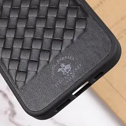 Кожаный чехол Polo Santa Barbara для Apple iPhone 15 Plus (6.7) Black - миниатюра 7