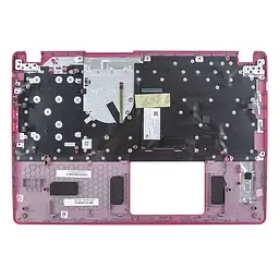 Корпус верхня кришка для Acer Aspire A515-52G, Червоний, (6B.H5AN2.009, топкейс+клавіатура з підсвічуванням, C Cover, Оригінал) - мініатюра 2