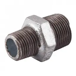 Ніпель чавунний редукційний оцинкований 2"х1 1/2" ЗЗ DN 50х40 мм 30412