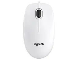 Миша Logitech B-100 Optical Mouse white (910-003360)