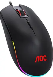 Мишка AOC GM500 ігрова, 5000dpi., 8кн., RGB PMW3325 чорна - мініатюра 8