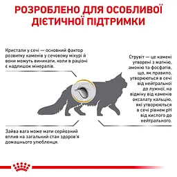 Сухий корм для дорослих кішок схильних до набору зайвої ваги з профілактикою захворювань сечовидільної системи Royal Canin Urinary S/O Moderate Calorie Cat, 1,5 кг - мініатюра 5