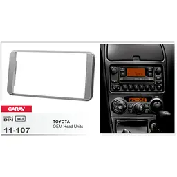 Перехідна рамка Toyota 2 DIN Carav 11-107 - мініатюра 4