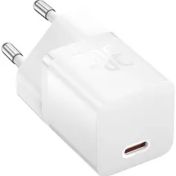 Мережевий зарядний пристрій Baseus GaN5 Fast Charger (mini) 1C 30W White (CCGN070502) [96290] - мініатюра 3