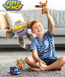 Ігрова фігурка-трансформер Super Wings Transforming Золотий Хлопчик Golden Boy det0018358 - мініатюра 7