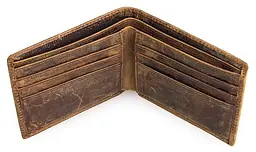 Чоловічий шкіряний гаманець Vintage 11.5x9.5 см acs0015358 - мініатюра 6
