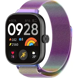 Ремінець DK CDK Metal Milanese Loop Magnetic для Xiaomi Redmi Watch 4 (017123) (chameleon) - мініатюра 3