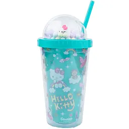 Портативний стакан пластиковий СoolPack Hello Kitty blue 450 мл блакитний (10975PTR)