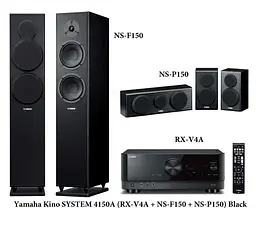 Домашній кінотеатр Yamaha 5.0 Kino System 4150A (RX-V4A + NS-F150 + NS-P150) Black - мініатюра 2