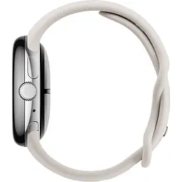 Смарт-годинник Google Pixel Watch 3 41mm Matte Polished Silver/Porcelain Band [115659] - мініатюра 4