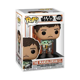 Ігрова фігурка Funko Pop, Мандолорець з Грогу, 9,6 см (54525) - мініатюра 6