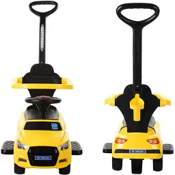 Каталка-толокар 2 в 1 Bambi M 3503A-6 жовтий - мініатюра 4