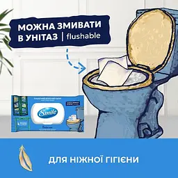 Вологий туалетний папір Smile Procto Carе 40 шт. - мініатюра 3