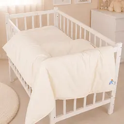 Дитяча постільна білизна MIRSON BABY Poplin Edition Ocean Milky White 110х160см (2200013086253) - мініатюра 8