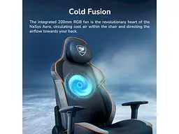 Компьютерное кресло для геймера Cougar NxSys Aero Black/Orange - миниатюра 9