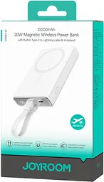 УМБ Joyroom Magnetic Wireless 10000mAh JR-PBM01 20W QC, USB-C In/Out White - мініатюра 5