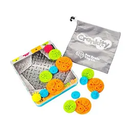 Ігровий набір Fat Brain Toys Різнокольорові шестерінки Crankity (F140ML)