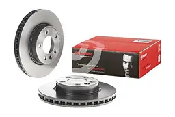Диск гальмівний вентильований Porsche Cayenne I, VW Touareg I-II 02-18р Brembo (09.C881.11) - мініатюра 2