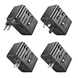 Мережевий зарядний пристрій Hoco AC18 2 USB/ Type-C PD 35W чорний - мініатюра 7