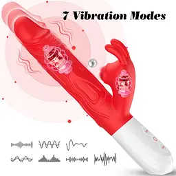 Вібратор B-Series Silicone Vibrator, силіконовий, 10 thrusting and7 Flapping Boss Series 63-00080 103506 - мініатюра 3
