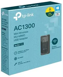 Мережевий адаптер USB Archer T3U, Black TP-Link teh0024069 - мініатюра 2
