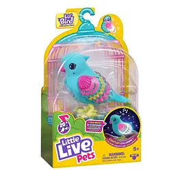 Говорлива пташка Little Live Pets Moose Твіт Твінкл, блакитна (26403) - мініатюра 5