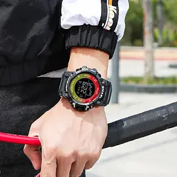 Годинники наручні чоловічі Skmei 0926 Black, 0926BK (15864) - мініатюра 2