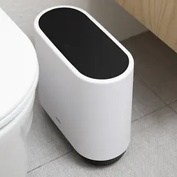 Відро для сміття МВМ My Home BP-14 біле з чорним 10 л (BP-14 WHITE/BLACK) - мініатюра 8